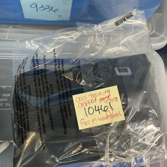 Nike Pro Cool Womens Cropped Leggings Black Dri Fit Pull On Stretch Size S Small - Picture 12 of 12